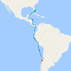Central America & Panama Canal from Miami