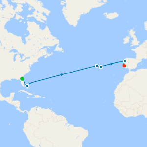 Transatlantic from Jacksonville to Lisbon