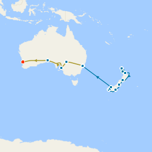 Auckland Stay, Fjords of New Zealand & Indian Pacific Rail from Sydney to Perth