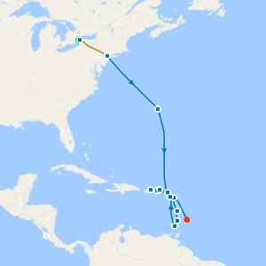 Niagara Falls, Bermuda & Caribbean from New York with Stays