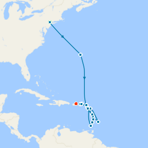 Bermuda & Eastern Caribbean from New York with Stay