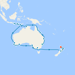 Grand Corals & Kiwi Coasts from Sydney to Auckland with Stays