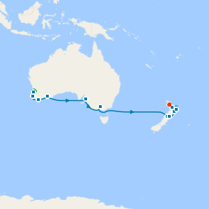 Tasman Sea Embrace from Perth to Auckland with Stays