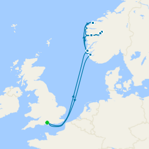 Norwegian Fjords cruise from Southampton