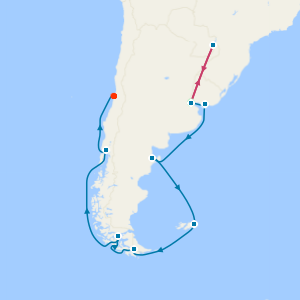 Iguazu Falls, Cape Horn & Glaciers of Patagonia from Buenos Aires