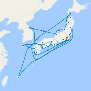 28-Day In-Depth Exploration of Japan's Fall Foliage from Tokyo - Fly Cruise