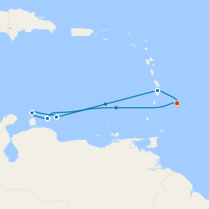Yacht Harbors of the ABC Islands with 3night Stay from Barbados