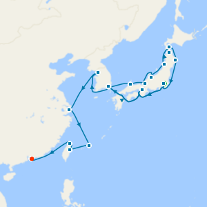 30-Day Japan Fall Foliage, Shanghai Nights & Seoul Sunsets with Stays in Tokyo & Hong Kong