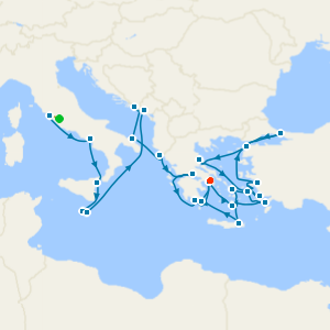 Evening at Ephesus & Aegean Yacht Harbors with Rome & Athens Stays