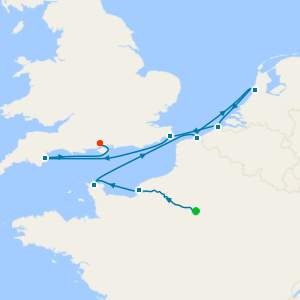 English Channel Discovery from Le Havre with 1nt Paris Stay