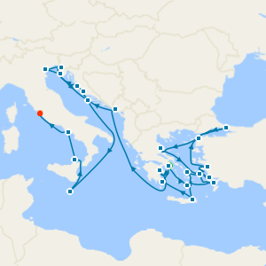 Greek Isles, Evening at Ephesus & Dalmatian Gems from Athens - Fly Cruise