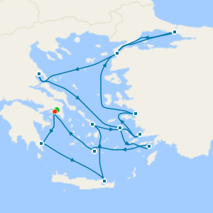 Crete, Evening at Ephesus & Aegean Yacht Harbors from Athens - Fly Cruise