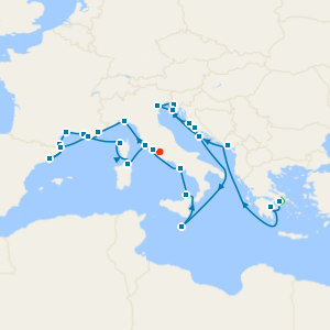 Greece, Croatia, Slovenia & French Yacht Harbors with Athens & Rome Stays 