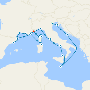 Dalmatian Gems, Cote D'Azur, Sardinia & Corsica with Venice Island Stay 