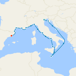Dalmatian Gems, Malta & Southern France with Venice Island & Barcelona Stays 