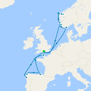 Norwegian Fjords, Spain & France from Southampton