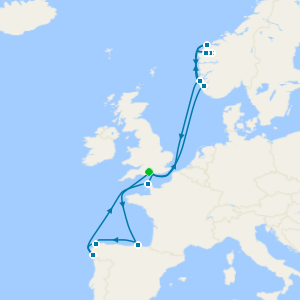 Norwegian Fjords, Spain & France from Southampton