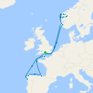 Norwegian Fjords, Spain and France cruise from Southampton