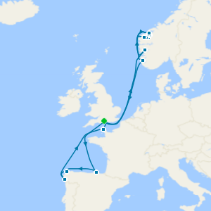 Norwegian Fjords, Spain and France cruise from Southampton