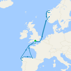 Norwegian Fjords, Spain & France from Southampton