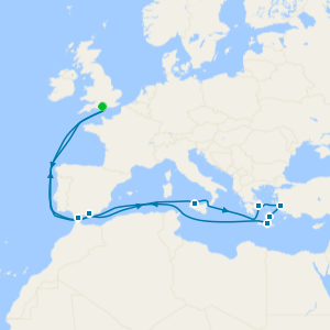 Central Mediterranean from Southampton