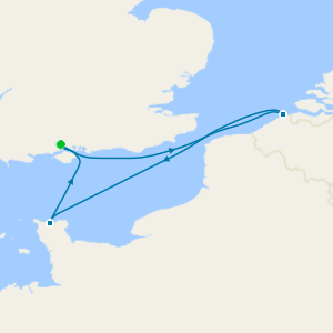 Bruges & Cherbourg Cruise Break from Southampton