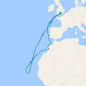 Spain, Portugal, Cape Verde & Morocco from Southampton