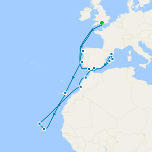 Spain, Portugal, Cape Verde & Morocco from Southampton