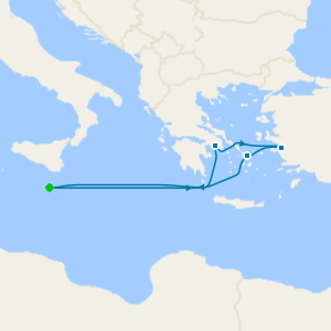 Greece & Turkey from Malta