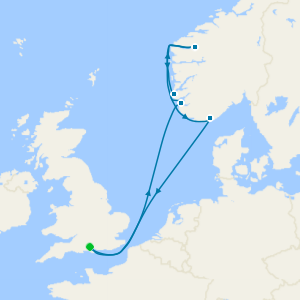 Norwegian Fjords cruise from Southampton