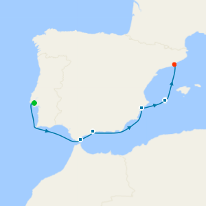 A Journey from Lisbon to Barcelona Along Iberia’s Southern Coast