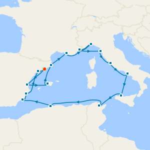 An Extended Journey Across the Mediterranean’s Western Shores from Barcelona with Stay