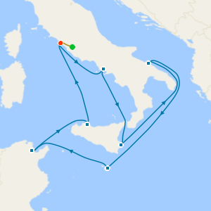 A Journey Through the Mediterranean’s Historic Crossroads  from Rome with Stay