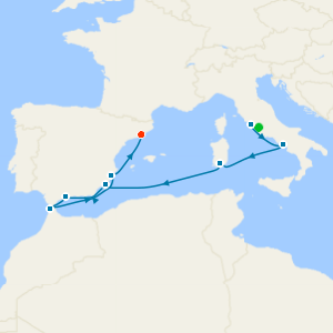A Journey from Amalfi’s Cliffs to Andalusian Sun from Rome to Barcelona with Stays