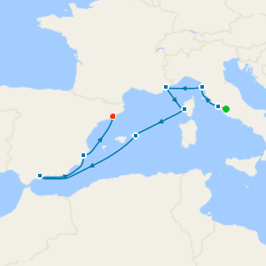 A Journey from Italian Gems to Spain’s Southern Coast from Rome to Barcelona with Stays