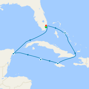 Western Caribbean from Ft. Lauderdale with Miami Beach Stay