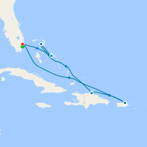 Eastern Caribbean from Ft. Lauderdale with Miami Beach Stay