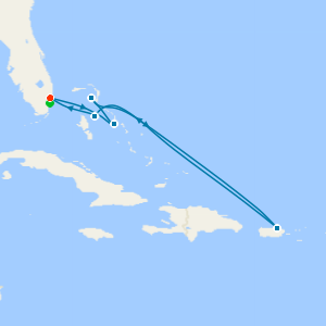 Eastern Caribbean from Ft. Lauderdale with Miami Beach Stay