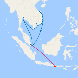 Singapore Stay, Bali Beach Stay with Thailand & Vietnam Cruise
