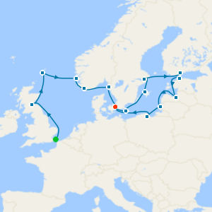 Scotland, Scandinavia & Baltic Explorer from Dover with Copenhagen Stay 