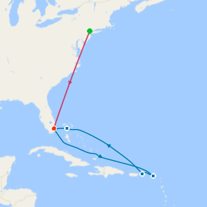 Perfect Day & Western Caribbean with Miami Beach & New York Stays