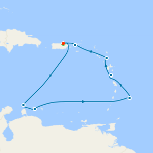 Southern Caribbean from San Juan with Stay