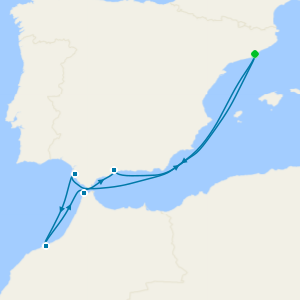 Western Mediterranean cruise from Barcelona