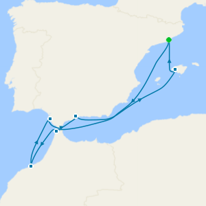 Western Mediterranean cruise from Barcelona