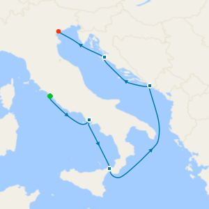 Winter Italy & the Dalmatian Coast from Rome