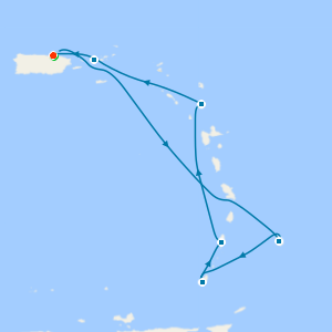 Southern Caribbean from San Juan with Stay