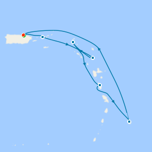 Southern Caribbean from San Juan with Stay