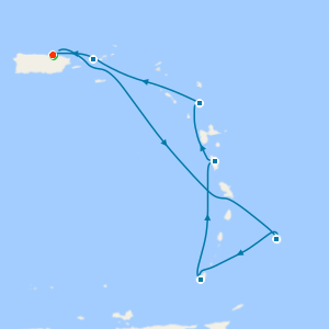 Southern Caribbean from San Juan with Stay