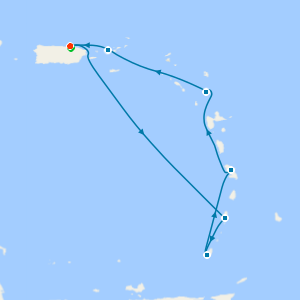Southern Caribbean from San Juan with Stay