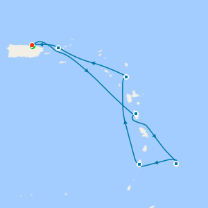 Southern Caribbean from San Juan with Stay